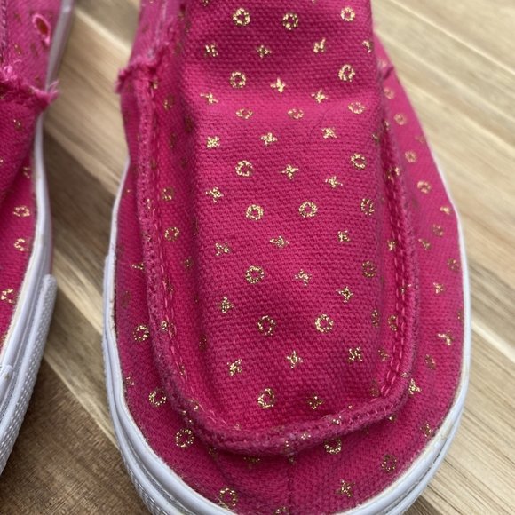 Pink Sanuk Girls Surf /Vagabond Shoe Sidewalk Surfer - Picture 3 of 12